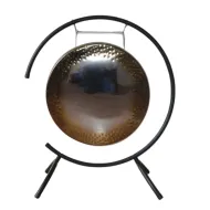 24" Mirror Gong (60cm) hand crafted with stand, bag and mallet. Chau variation