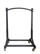 Heavy Duty Professional Gong Stand, up to 44 inches gong adjustable with wheels