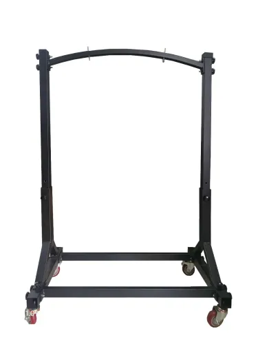 Heavy Duty Professional Gong Stand, up to 44 inches gong adjustable with wheels